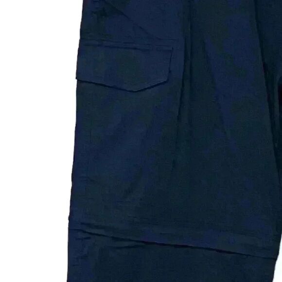 B.C. Clothing Co. Convertible Pant XL x 30 Navy Outdoor Hiking Cargo Utility NWT - Picture 5 of 13